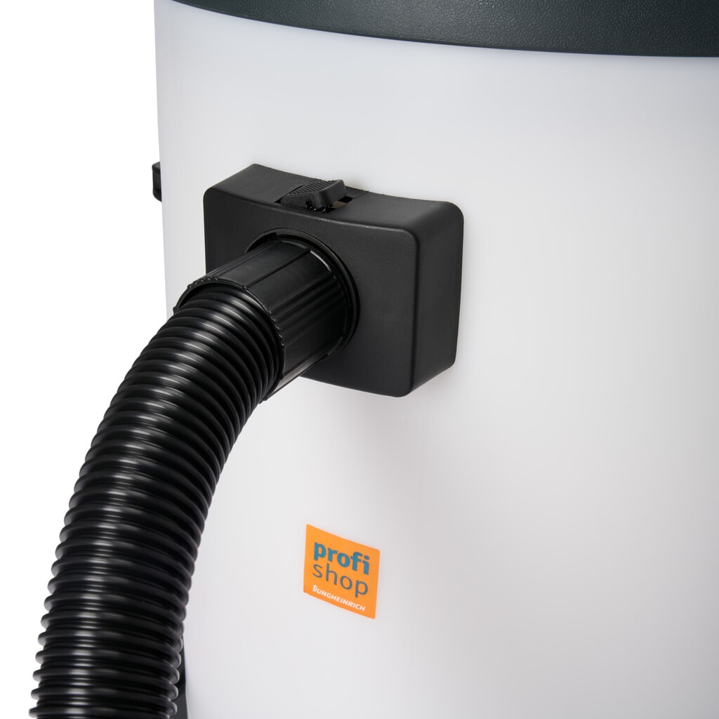 Immagine del prodotto n. 2: Aspirapolvere industriale HEMMDAL, umido e secco, contenitore in plastica, 2.000 W, 70 l, telaio ribaltabile, staffa richiudibile, tubo di scarico