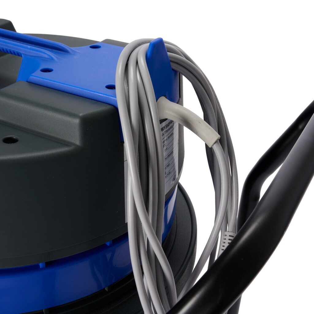 Immagine del prodotto n. 7: Aspirapolvere industriale HEMMDAL, umido e secco, contenitore in plastica, 2.000 W, 70 l, telaio ribaltabile, staffa richiudibile, tubo di scarico