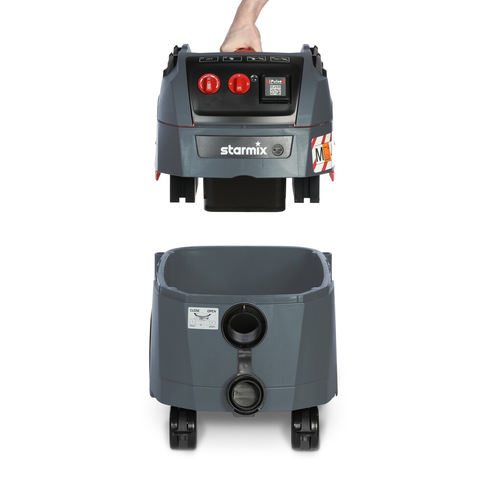 Immagine del prodotto n. 7: Aspiratore industriale starmix iPulse, classe di polveri M, 1.600 W, 35 l
