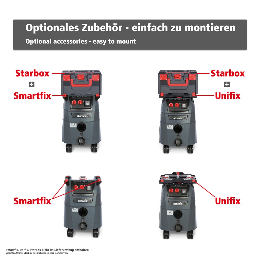 Aspiratore industriale starmix iPulse, classe di polveri M, 1.600 W, 35 l Immagine del prodotto n. 9: Aspiratore industriale starmix iPulse, classe di polveri M, 1.600 W, 35 l