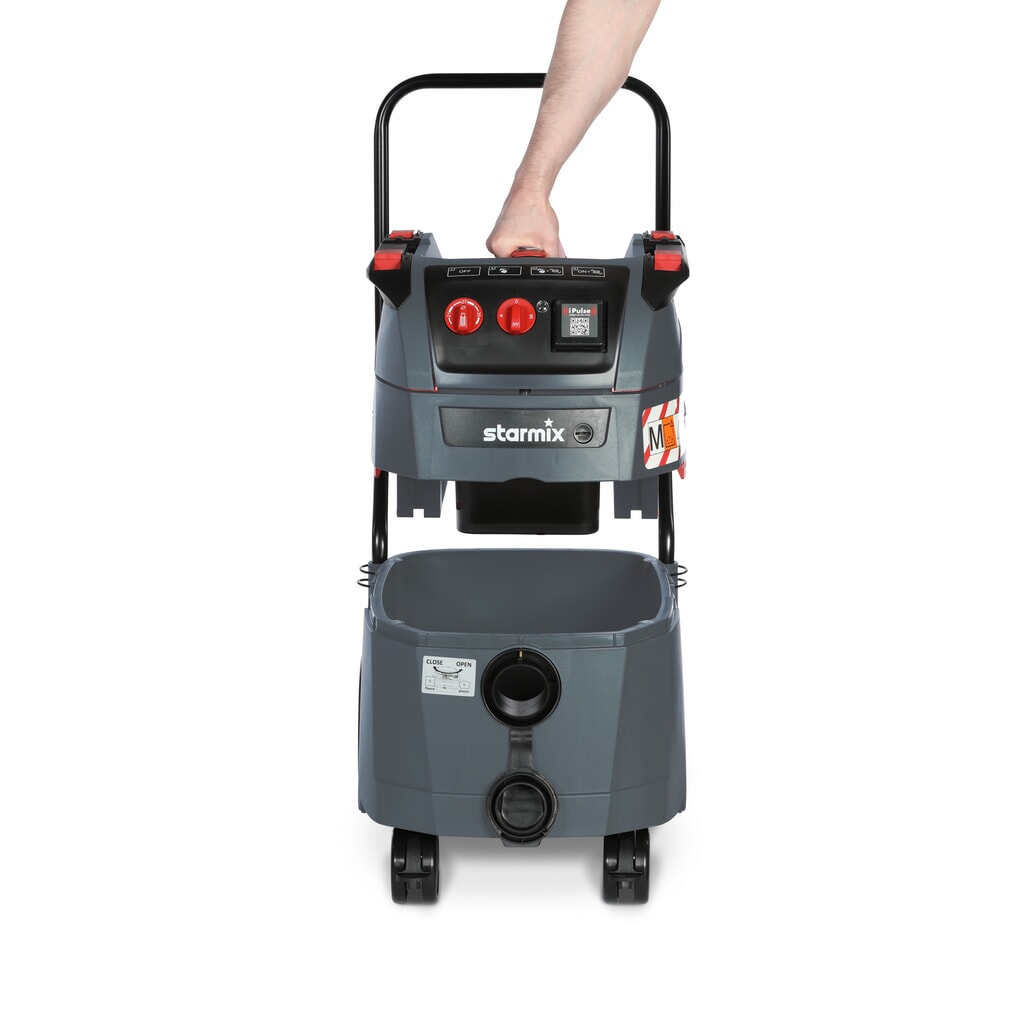 Aspirapolvere industriale starmix iPulse, classe di polveri M, telaio ribaltabile, 1.600 W, 35 l Immagine del prodotto n. 7: Aspirapolvere industriale starmix iPulse, classe di polveri M, telaio ribaltabile, 1.600 W, 35 l