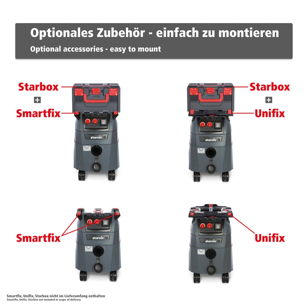 Immagine del prodotto n. 9: Aspirapolvere per liquidi/a secco starmix iPulse, classe di polveri L, 1.600 W, 35 l