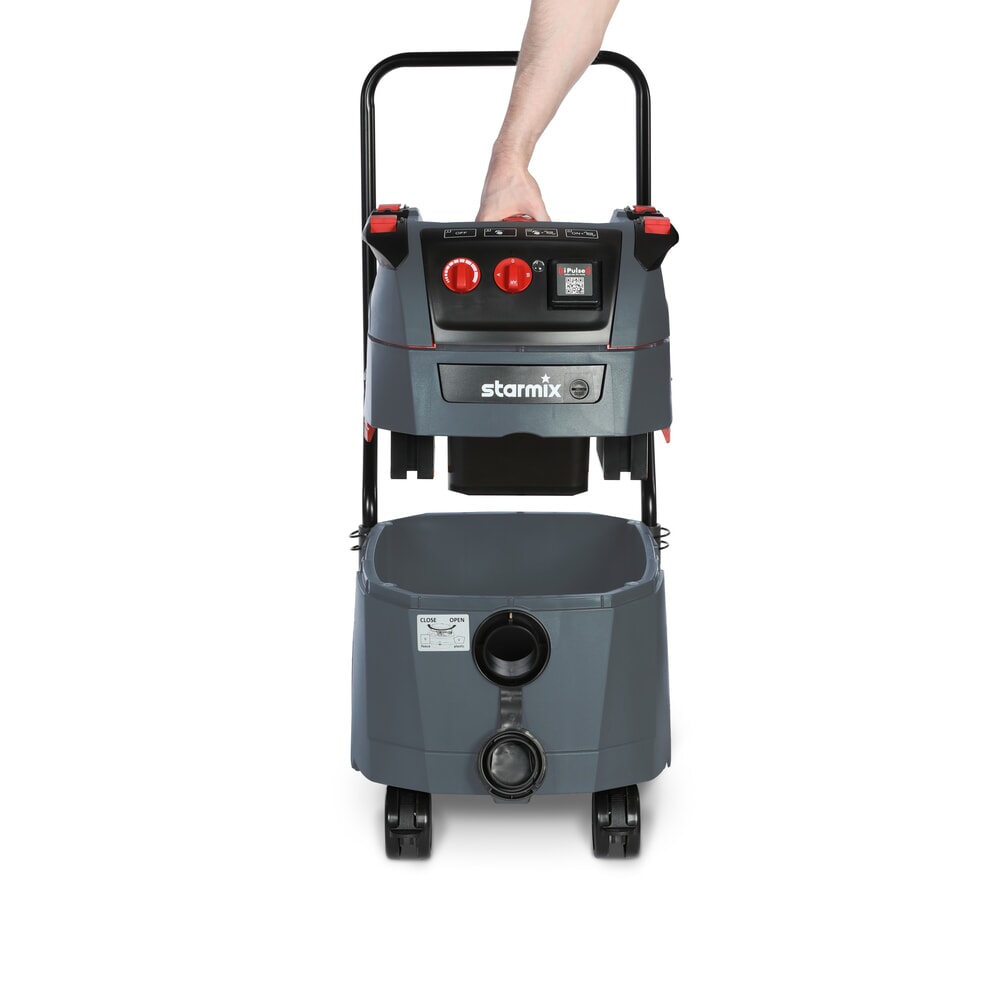 Immagine del prodotto n. 7: Aspirapolvere per liquidi/a secco starmix iPulse, classe di polveri L, telaio anti-ribaltamento, 1.600 W, 35 l