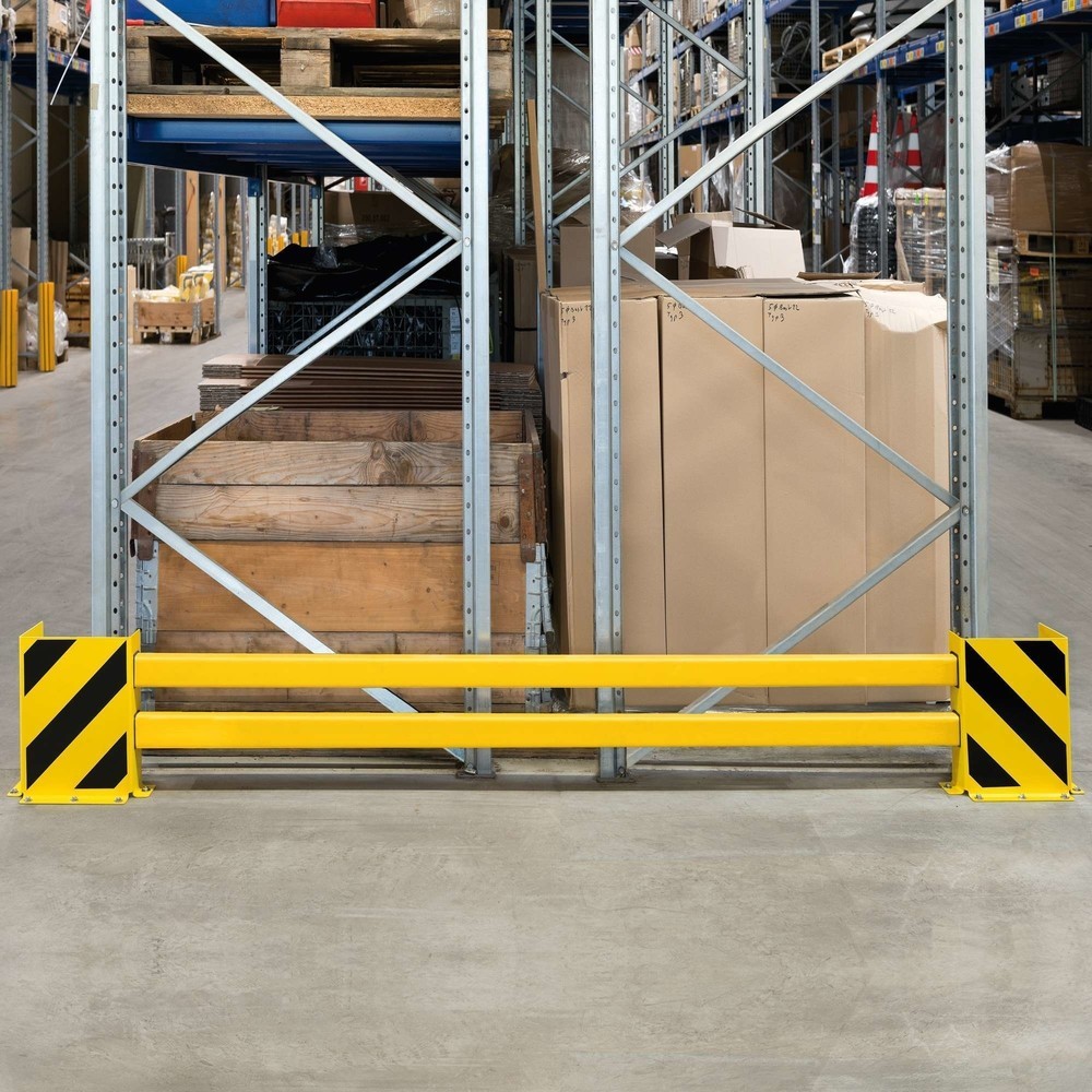 Immagine del prodotto n. 1: Protezione antiurto MORAVIA per scaffali, asse, larghezza 1.700 - 2.100 mm