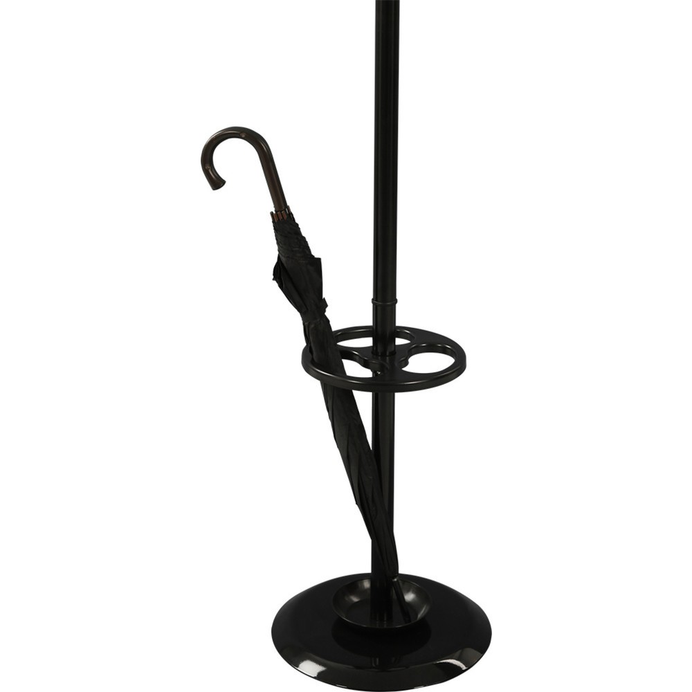 Immagine del prodotto n. 3: Attaccapanni Porcelain, a piantana, 4 ganci doppi, nero