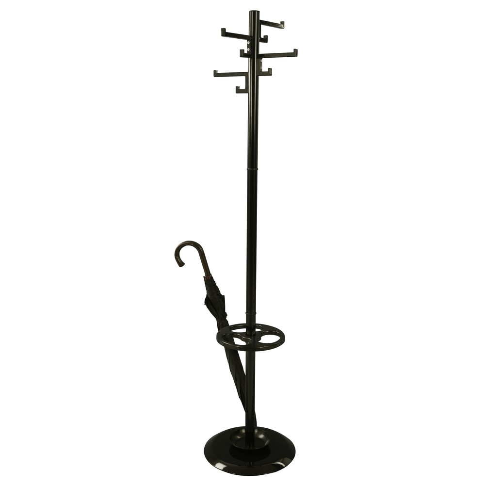 Immagine del prodotto n. 4: Attaccapanni Porcelain, a piantana, 4 ganci doppi, nero