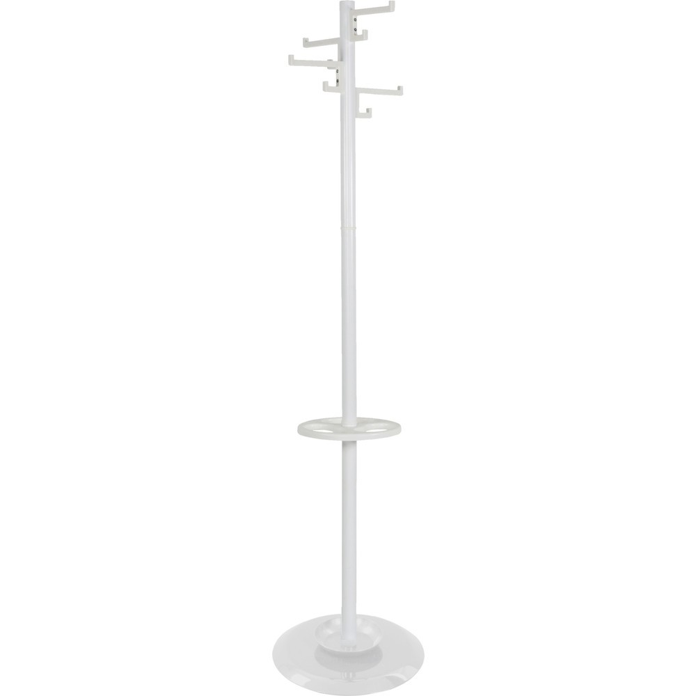 Immagine del prodotto n. 1: Attaccapanni Porcelain, a piantana, 4 ganci doppi, bianco