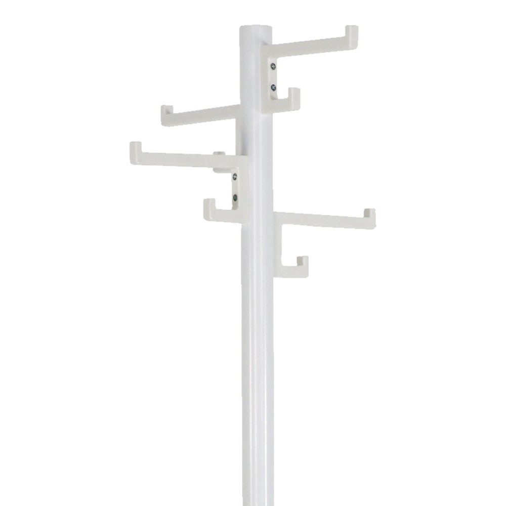 Immagine del prodotto n. 2: Attaccapanni Porcelain, a piantana, 4 ganci doppi, bianco