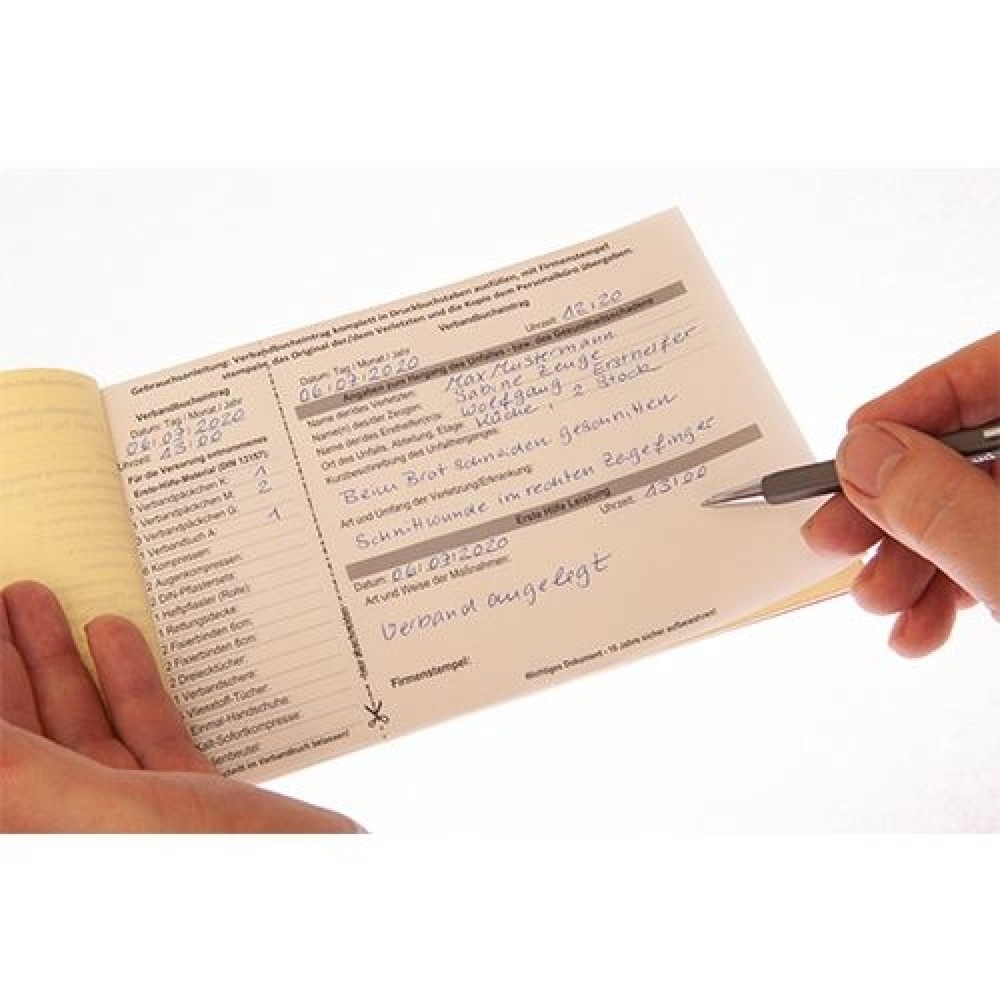 Immagine del prodotto n. 2: B-Safety Registro di pronto soccorso DIN A5, sicuro per la protezione dei dati