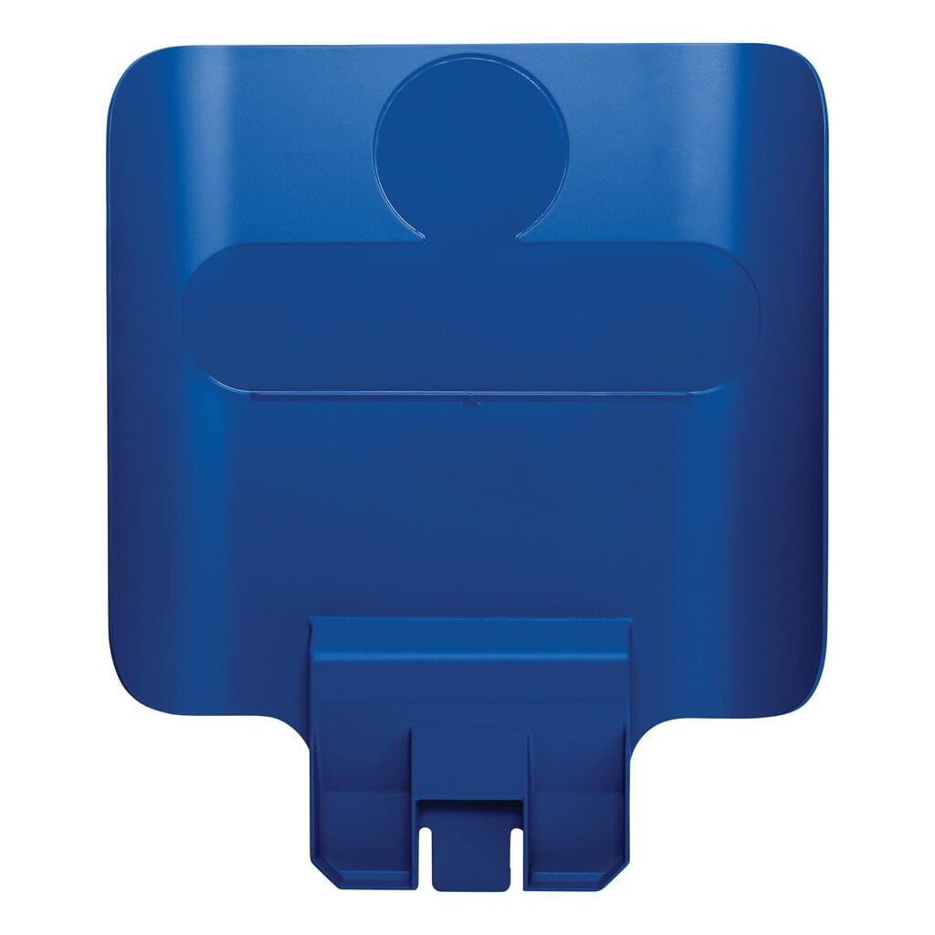Immagine del prodotto: Bacheca per la stazione di riciclaggio Rubbermaid® Slim Jim, blu