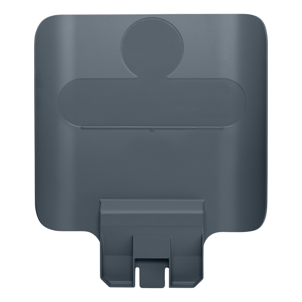 Immagine del prodotto: Bacheca per la stazione di riciclaggio Rubbermaid® Slim Jim, grigio
