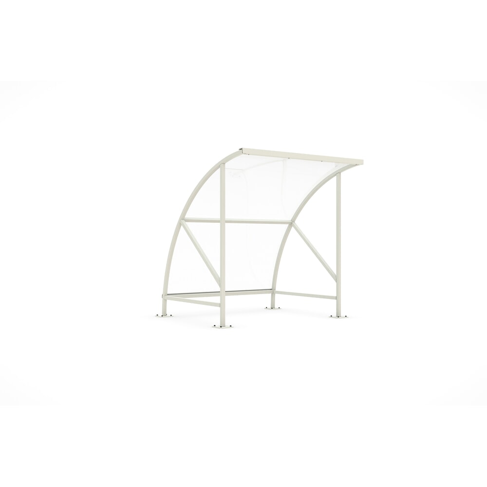 Immagine del prodotto: Baldacchino SWING in tipologia costruttiva ad arco tondo, larghezza 2.040 mm, RAL 9002 grigio-bianco
