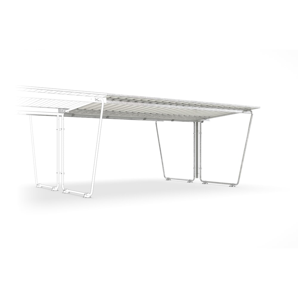 Immagine del prodotto: Baldacchino BASIC, 2 lati, campata aggiuntiva, larghezza 4.300 mm
