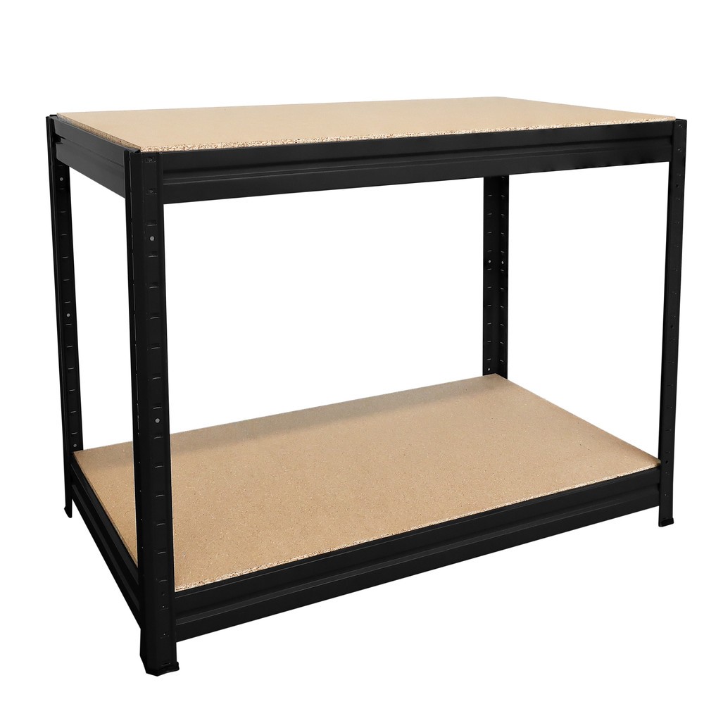 Immagine del prodotto n. 3: Banco da lavoro HEMMDAL modello L, nero - 87 x 160 x 60 cm - portata per piano fino a 600 kg