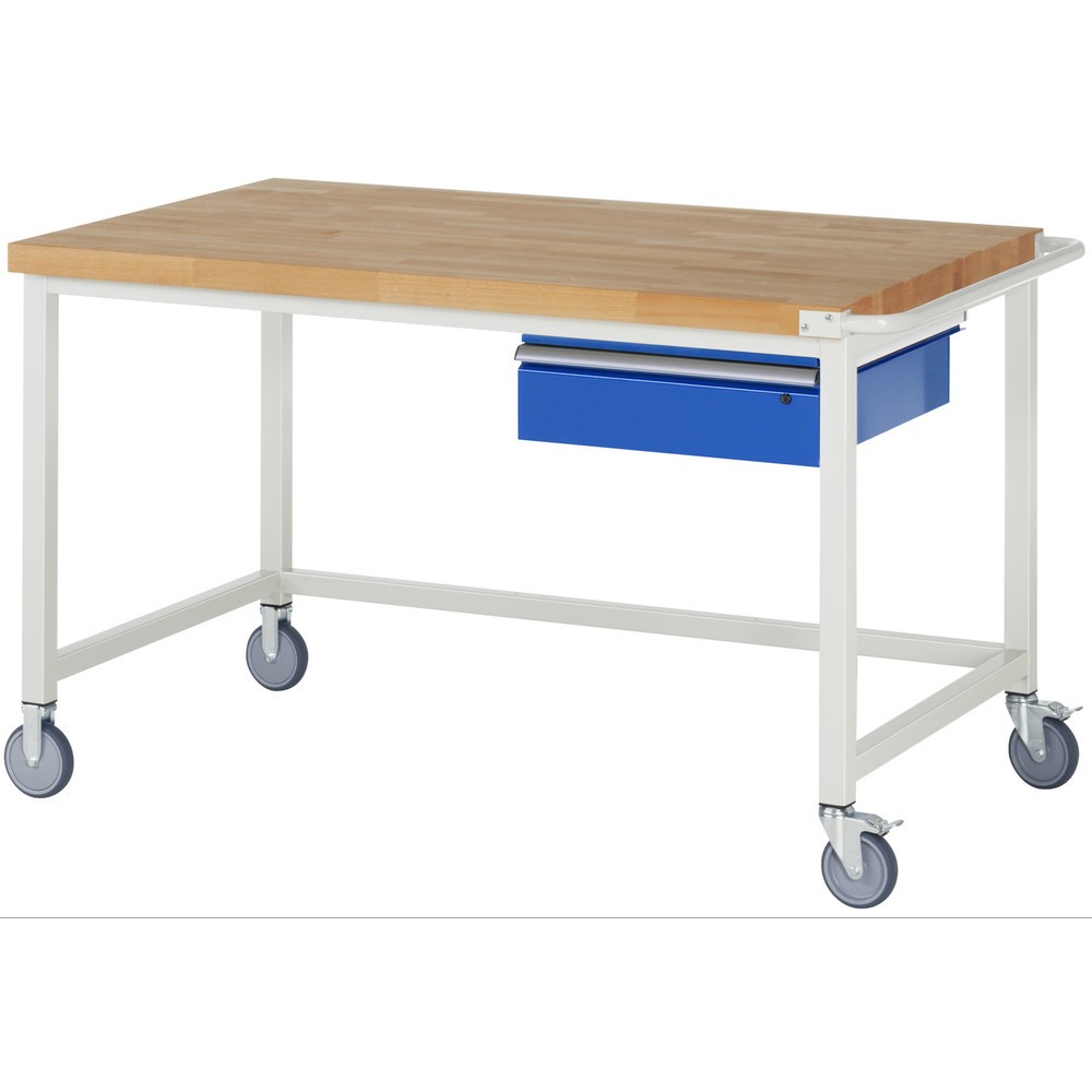 Immagine del prodotto: RAU Banco da lavoro mobile Serie 8000, HxLxP 880 x 1.500 x 900 mm, con 1 cassetto a destra