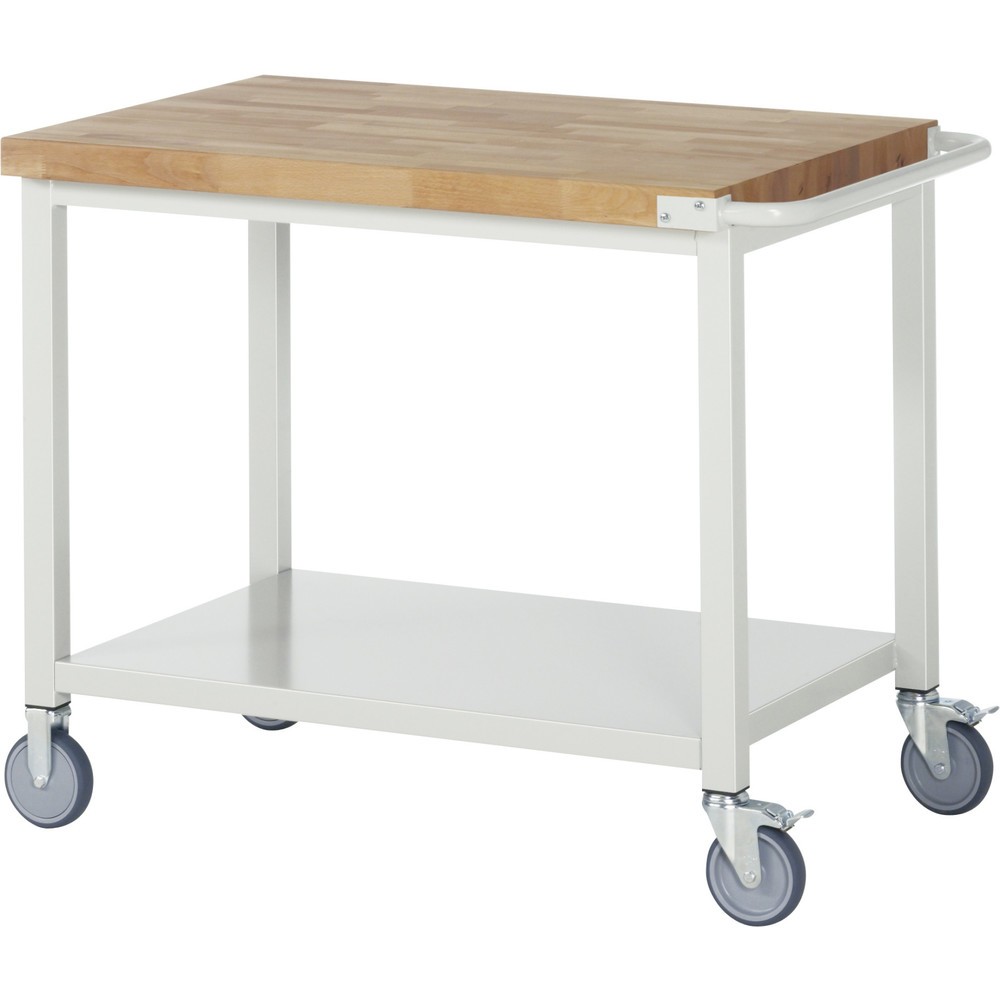 Immagine del prodotto n. 1: Banco da lavoro mobile RAU serie 8000, HxLxP 880-1.080 x 1.000 x 700 mm, piano di 1 appoggio profondità 650 mm