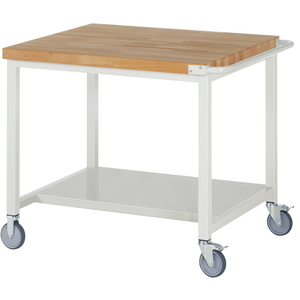 Immagine del prodotto n. 1: RAU Banco da lavoro mobile Serie 8000, HxLxP 880 x 1.000 x 900 mm, piano di appoggio inferiore