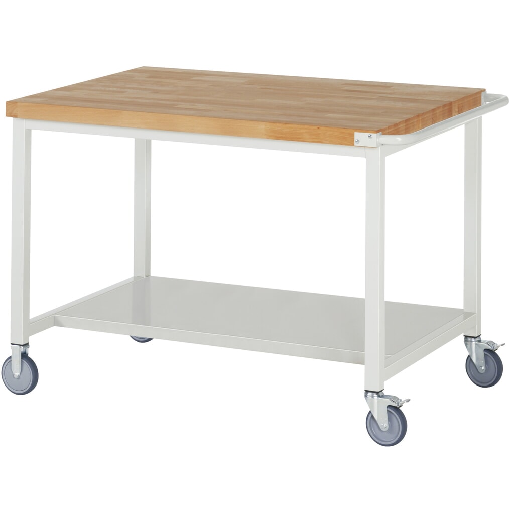Immagine del prodotto: RAU Banco da lavoro mobile Serie 8000, HxLxP 880 x 1.250 x 900 mm, piano di appoggio inferiore
