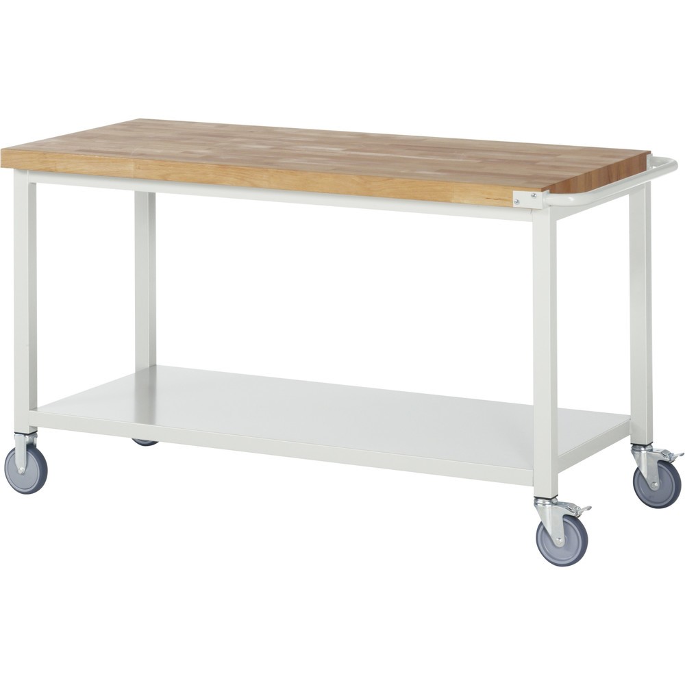 Immagine del prodotto n. 1: Banco da lavoro mobile RAU serie 8000, HxLxP 880-1.080 x 1.500 x 700 mm, piano di 1 appoggio profondità 650 mm