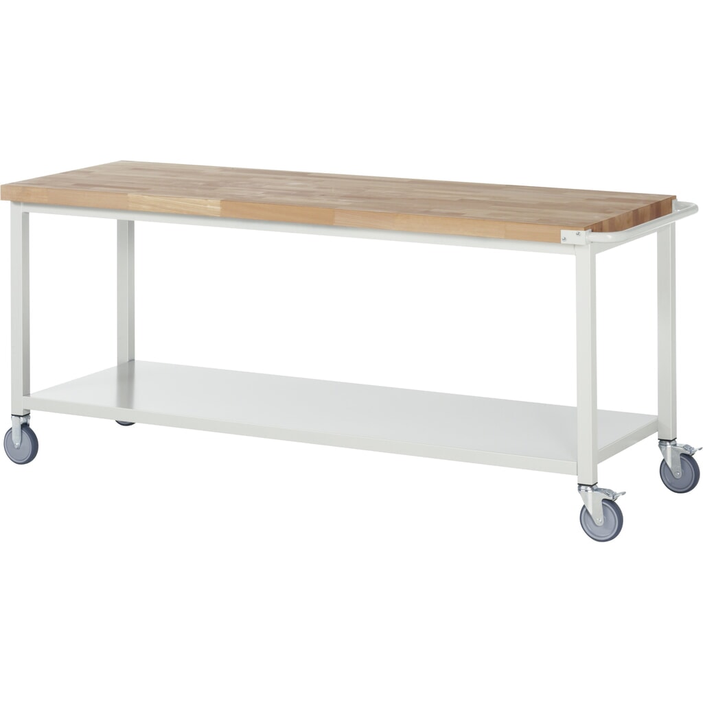 Immagine del prodotto: RAU Banco da lavoro mobile Serie 8000, HxLxP 880 x 2.000 x 700 mm, piano di appoggio inferiore