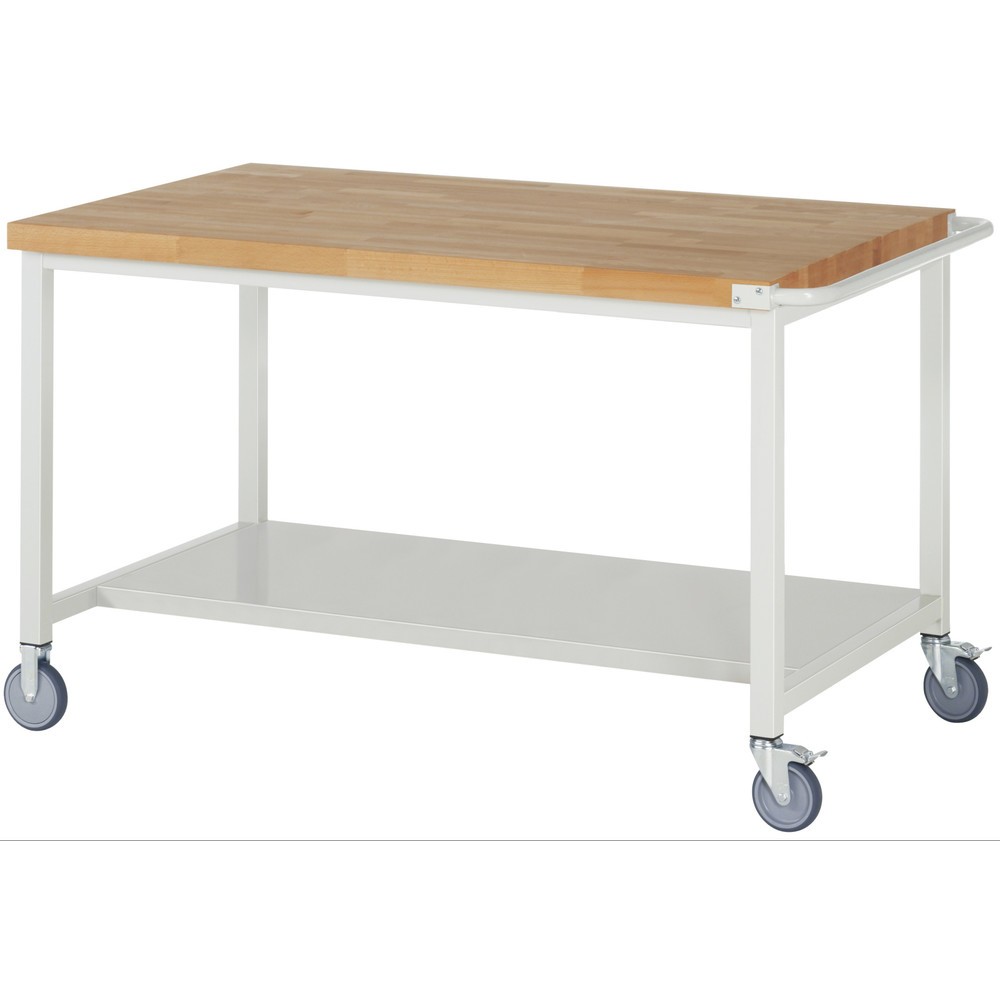Immagine del prodotto n. 1: Banco da lavoro mobile RAU serie 8000, HxLxP 880-1.080 x 1.500 x 900 mm, piano di 1 appoggio profondità 650 mm