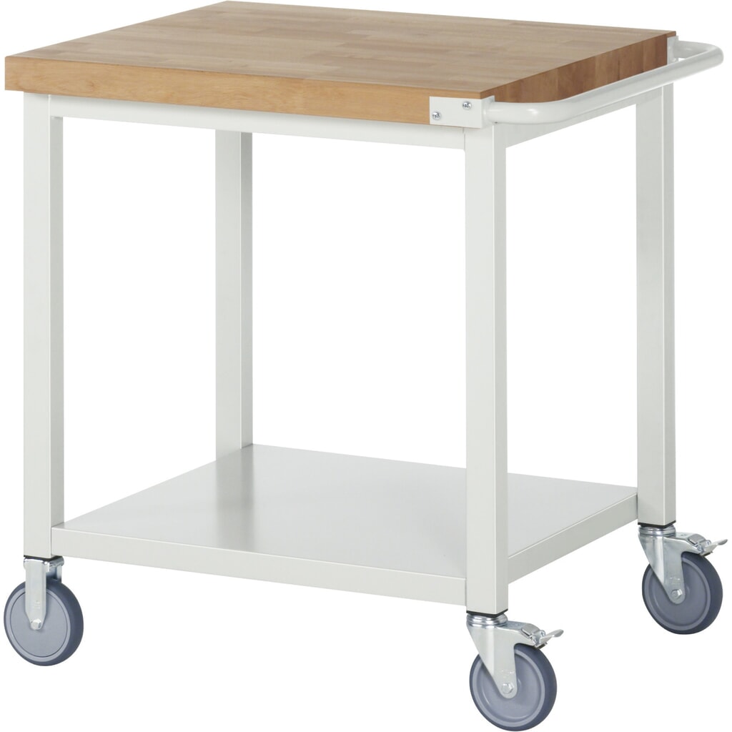 Immagine del prodotto: Banco da lavoro mobile RAU serie 8000, HxLxP 880-1.080 x 750 x 700 mm, piano di 1 appoggio profondità 650 mm