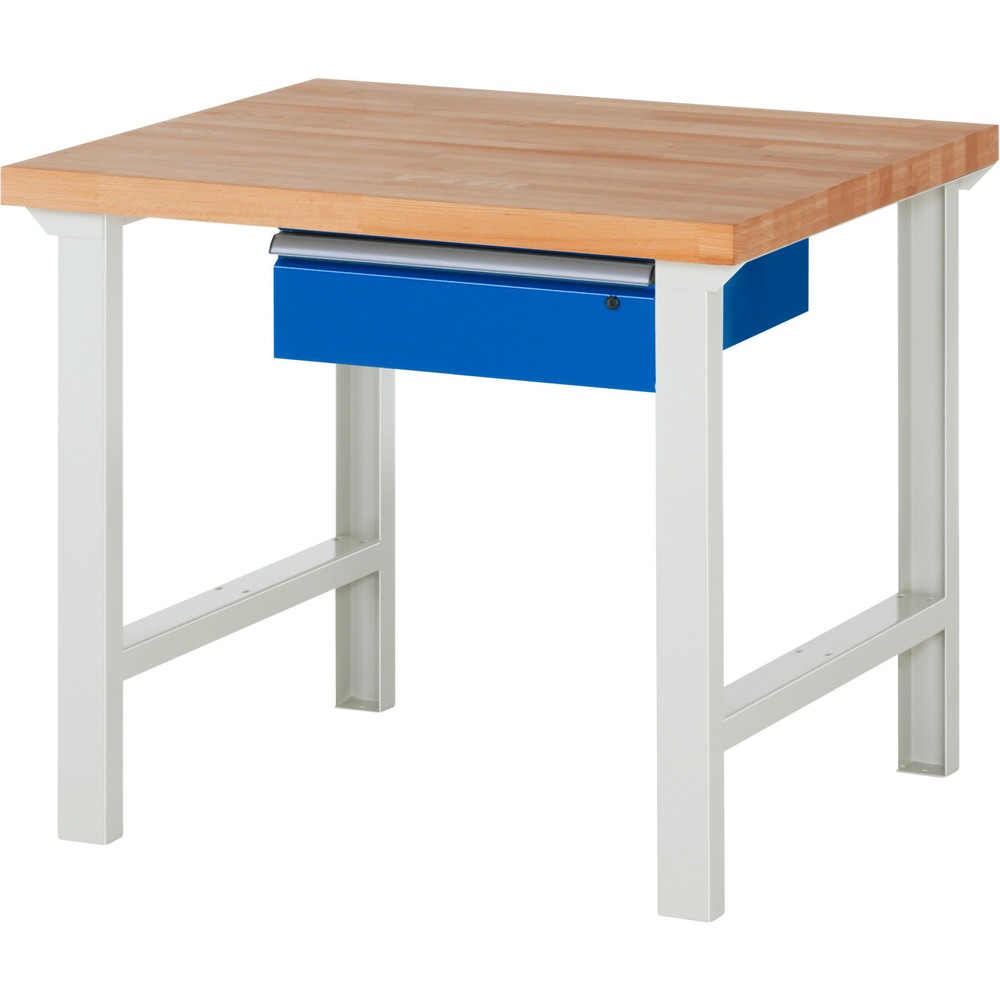 Immagine del prodotto n. 1: Banco da lavoro RAU serie 7000, AxLxP 840 x 1.000 x 900 mm, 1 cassetto, maniglia ErgoScript®