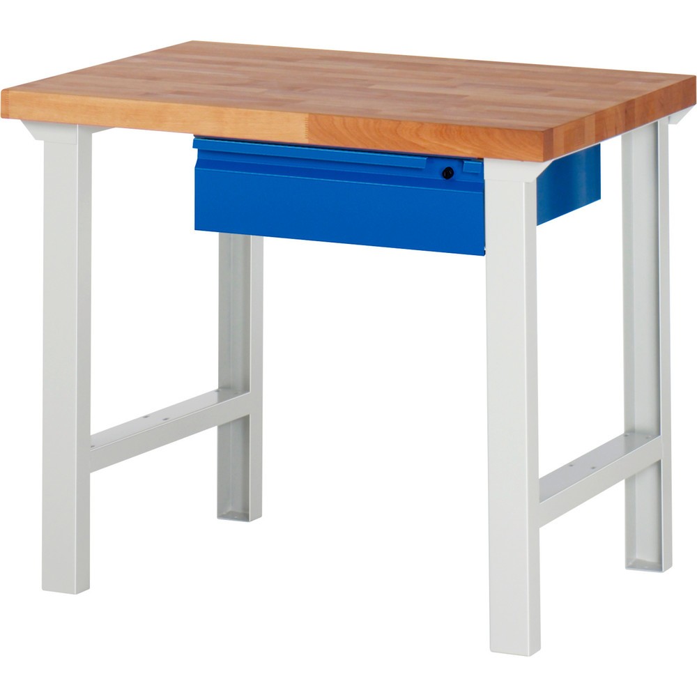 Immagine del prodotto n. 1: Banco da lavoro RAU serie 7000, AxLxP 840 x 1.000 x 700 mm, 1 cassetto, maniglia integrata