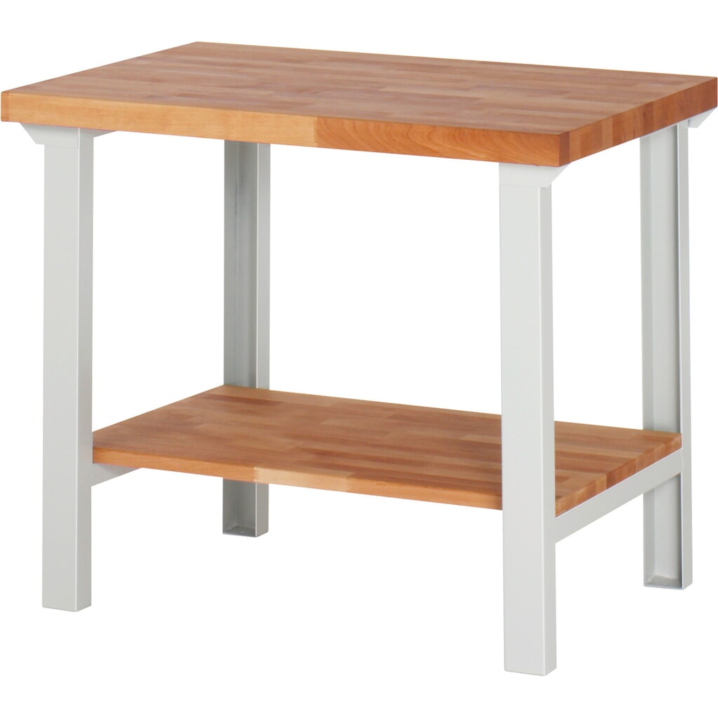 Immagine del prodotto n. 1: Banco da lavoro RAU serie 7000, 1 piano di appoggio in faggio massiccio, AxLxP 840 x 1.000 x 700 mm