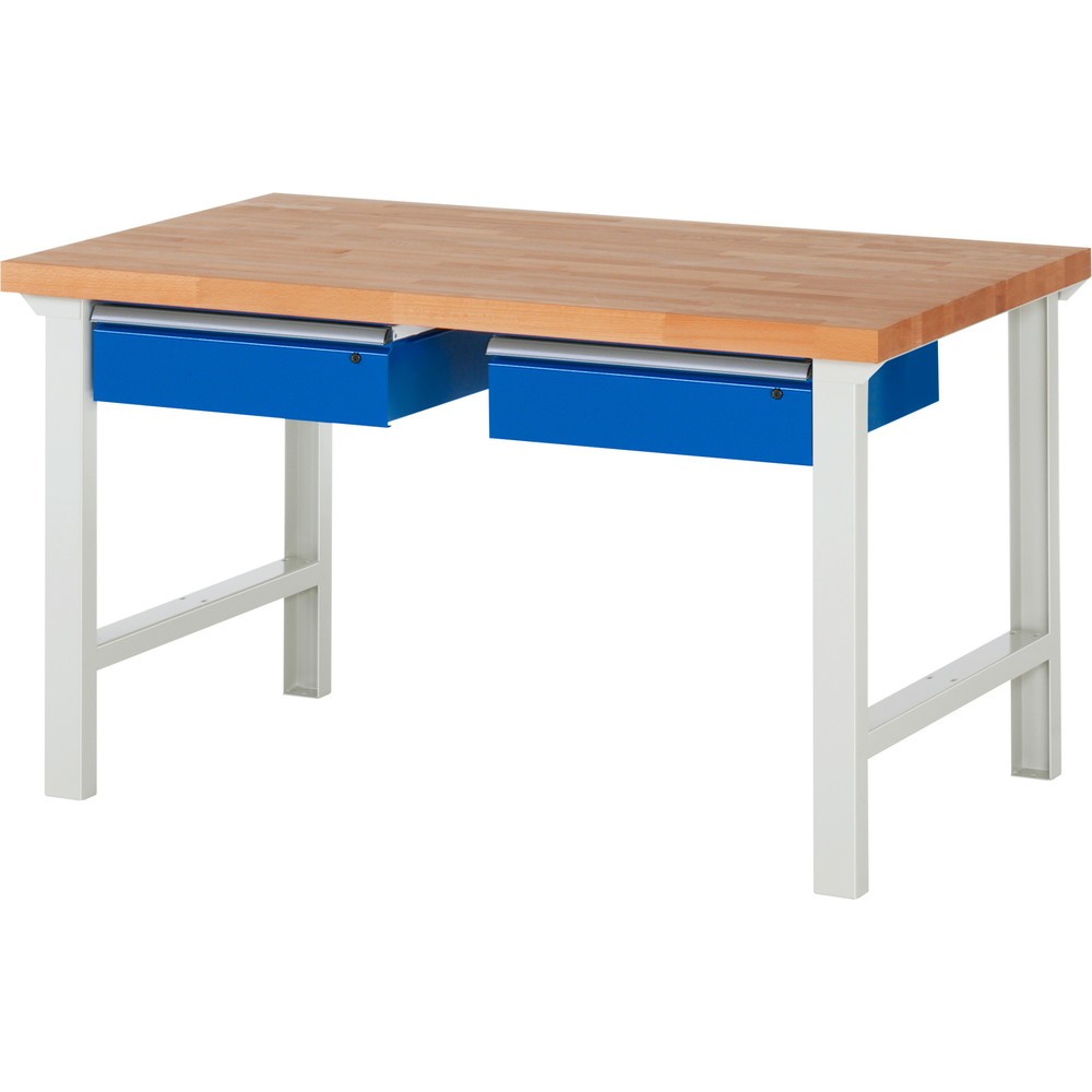 Immagine del prodotto n. 1: Banco da lavoro RAU serie 7000, AxLxP 840 x 1.500 x 900 mm, 2 cassetti 2 x 150 mm
