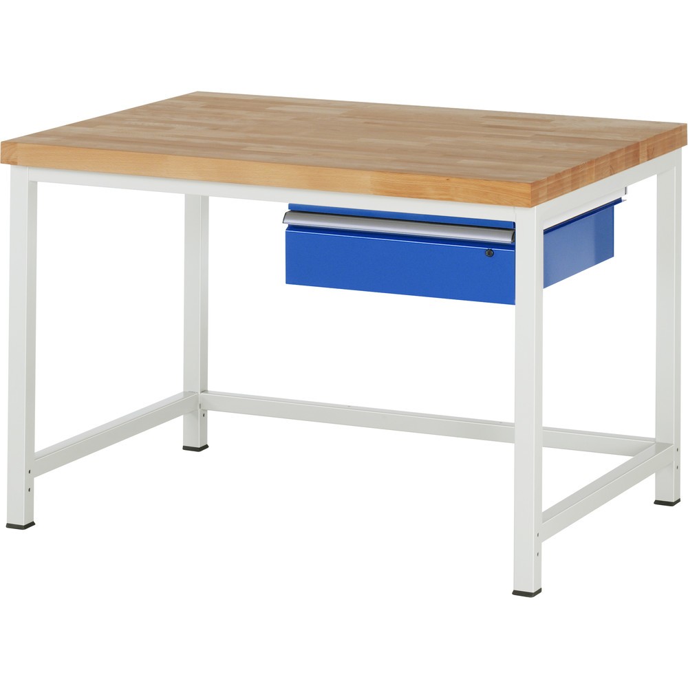 Immagine del prodotto n. 1: RAU Banco da lavoro Serie 8000, HxLxP 840-1.040 x 1.250 x 900 mm, 1 cassetto