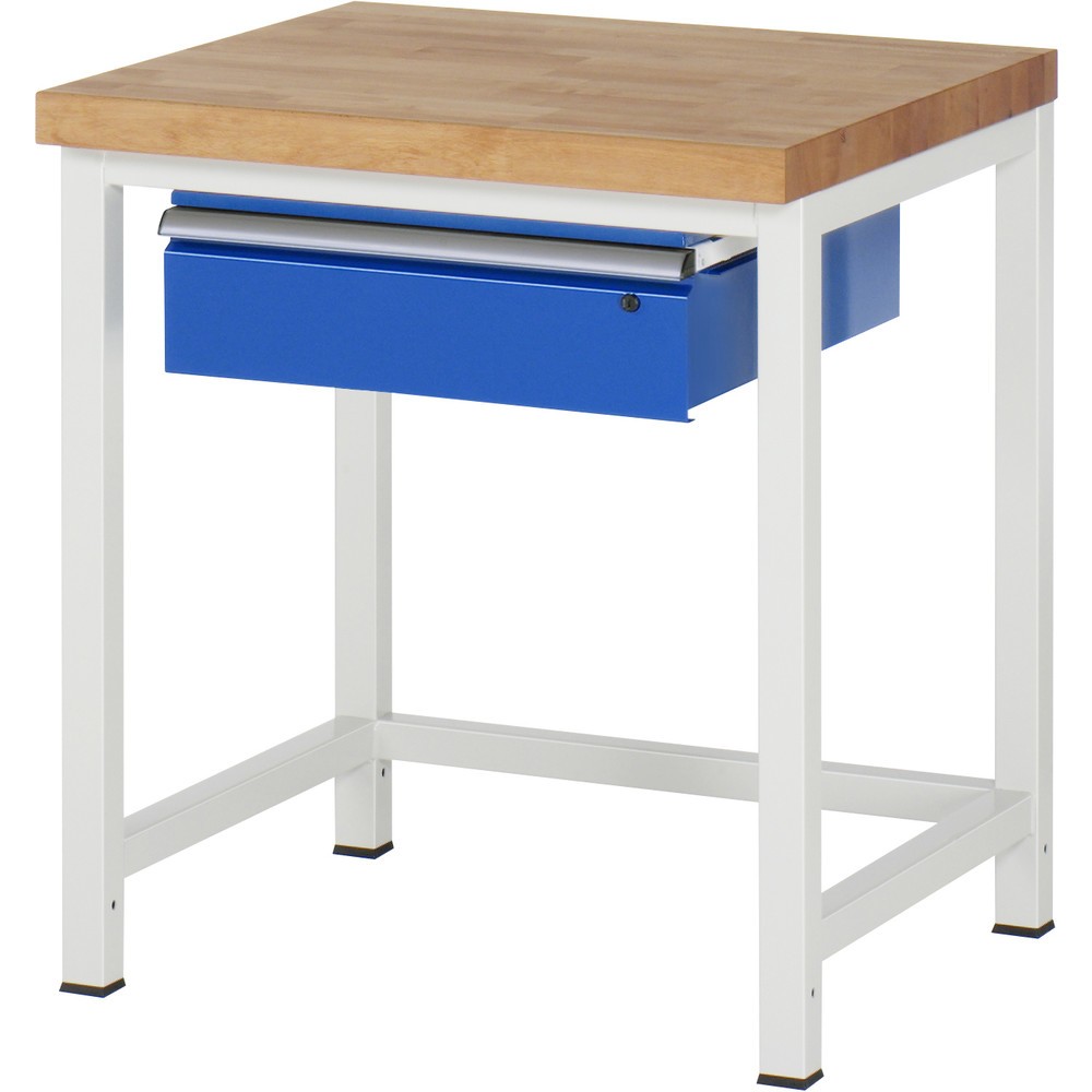 Immagine del prodotto n. 1: RAU Banco da lavoro Serie 8000, HxLxP 840-1.040 x 750 x 700 mm, 1 cassetto