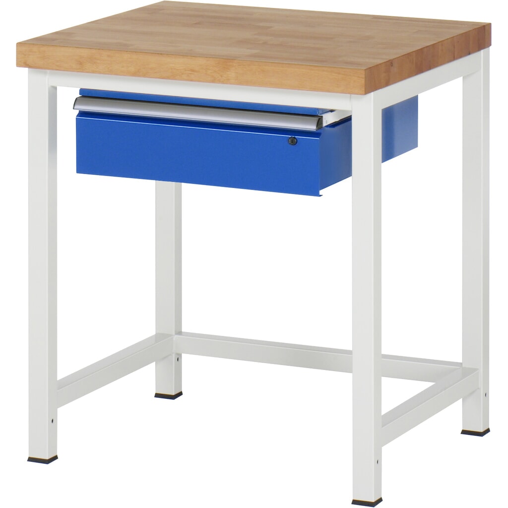 RAU Banco da lavoro Serie 8000, HxLxP 840-1.040 x 750 x 700 mm, 1 cassetto Immagine del prodotto n. 1: RAU Banco da lavoro Serie 8000, HxLxP 840-1.040 x 750 x 700 mm, 1 cassetto