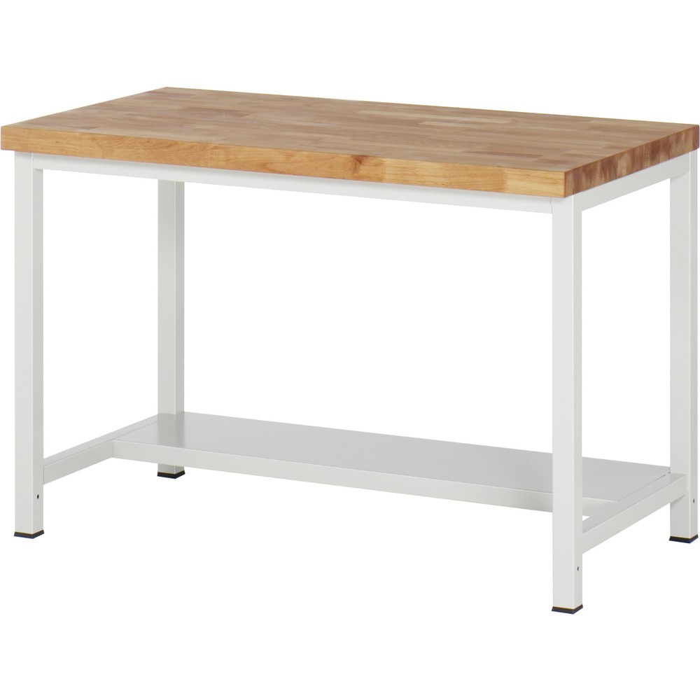 Immagine del prodotto: Banco da lavoro RAU serie 8000, 1 piano di appoggio, profondità 320 mm, AxLxP 840 x 1.250 x 900 mm