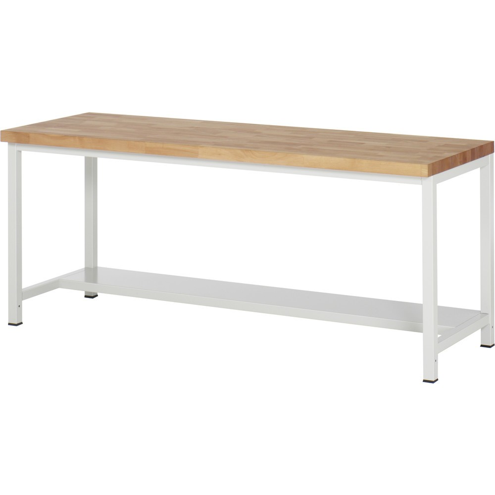 Immagine del prodotto n. 1: Banco da lavoro RAU serie 8000, 1 piano di appoggio, profondità 320 mm, AxLxP 840 x 2.000 x 700 mm