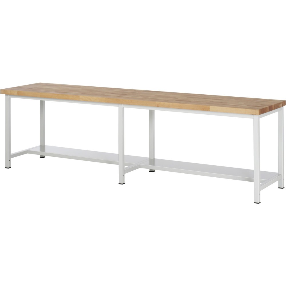 Immagine del prodotto n. 1: Banco da lavoro RAU serie 8000, 1 piano di appoggio, profondità 320 mm, AxLxP 840 x 3.000 x 900 mm