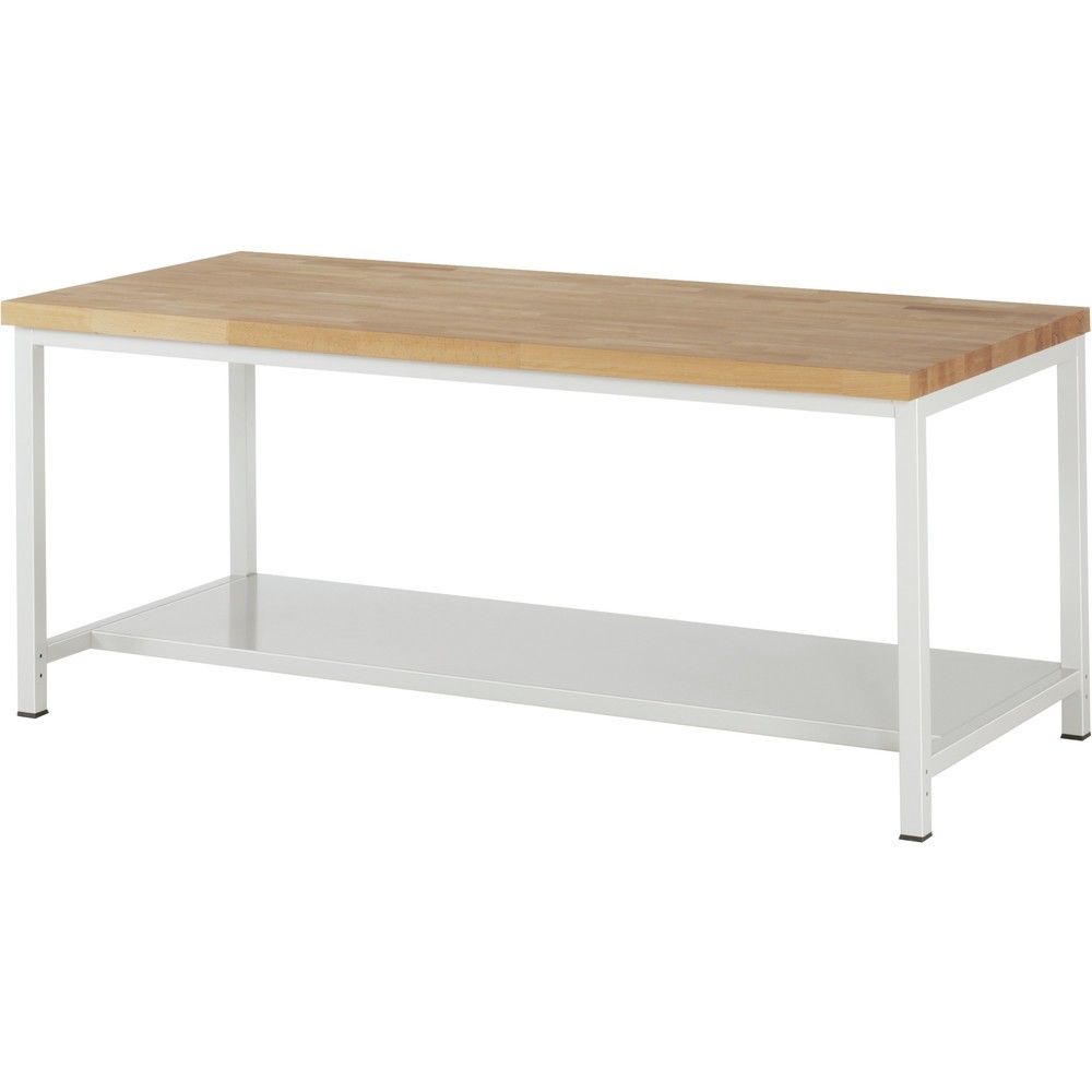 Immagine del prodotto: Banco da lavoro RAU serie 8000, 1 piano di appoggio, profondità 650 mm, AxLxP 840 x 2.000 x 900 mm
