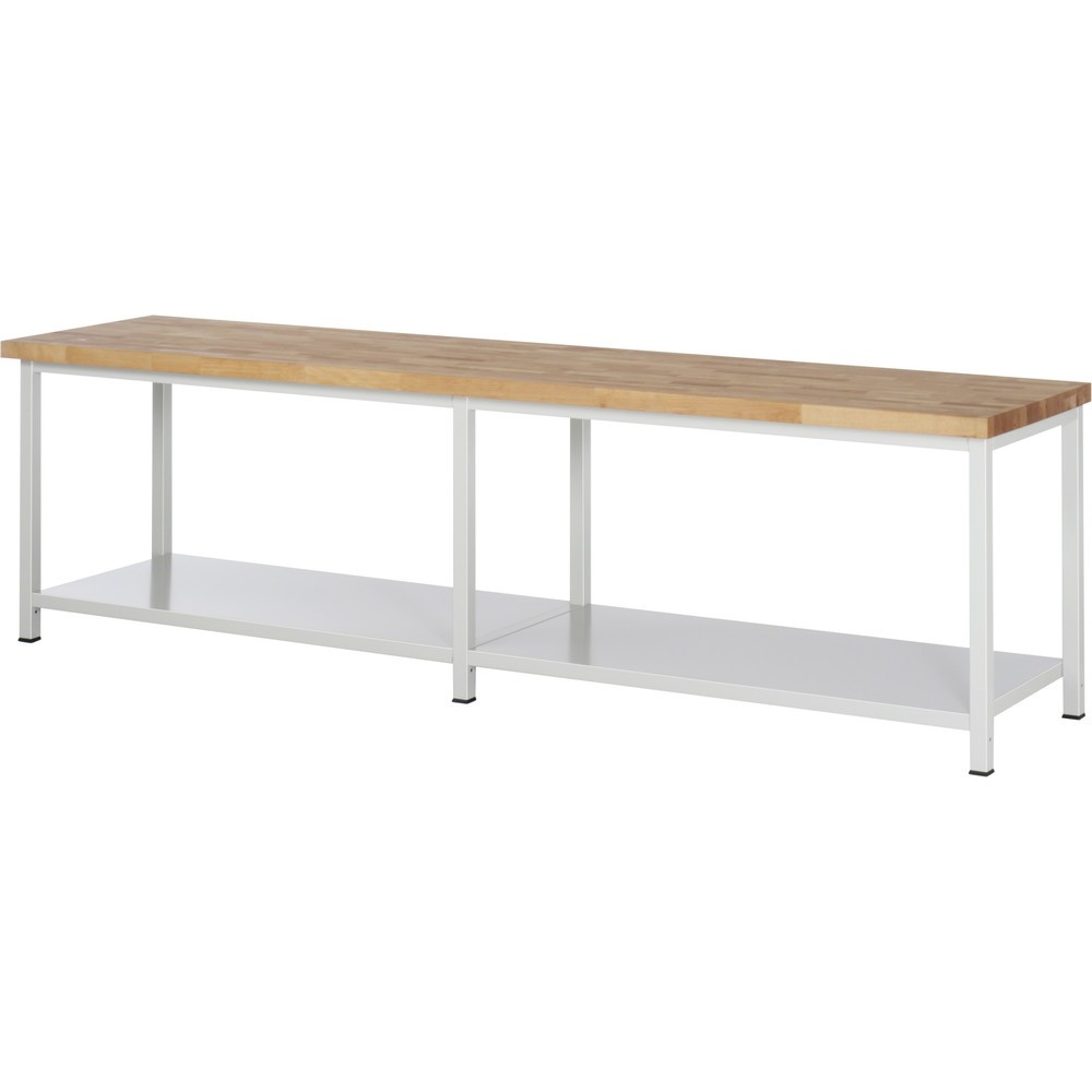 Immagine del prodotto n. 1: Banco da lavoro RAU serie 8000, 1 piano di appoggio, profondità 650 mm, AxLxP 840 x 3.000 x 700 mm