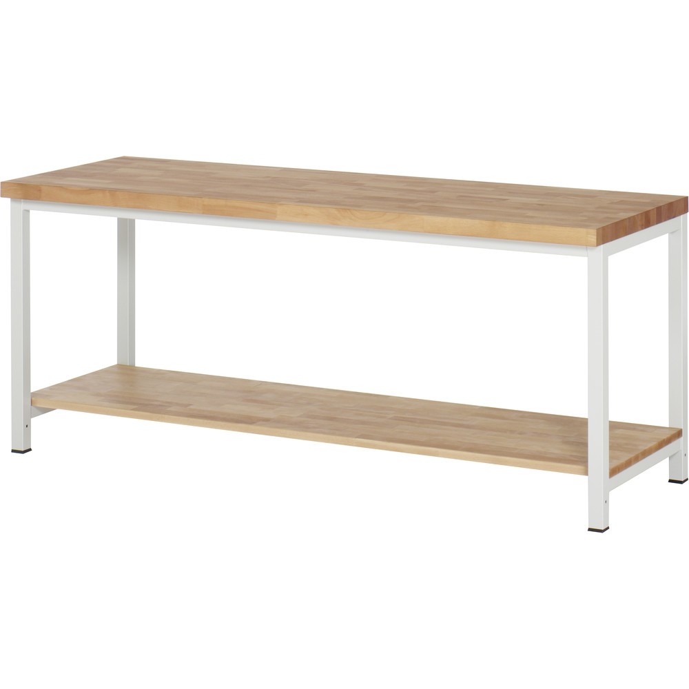 Immagine del prodotto: RAU Banco da lavoro Serie 8000, HxLxP 840-1.040 x 2.000 x 700 mm, piano di appoggio inferiore
