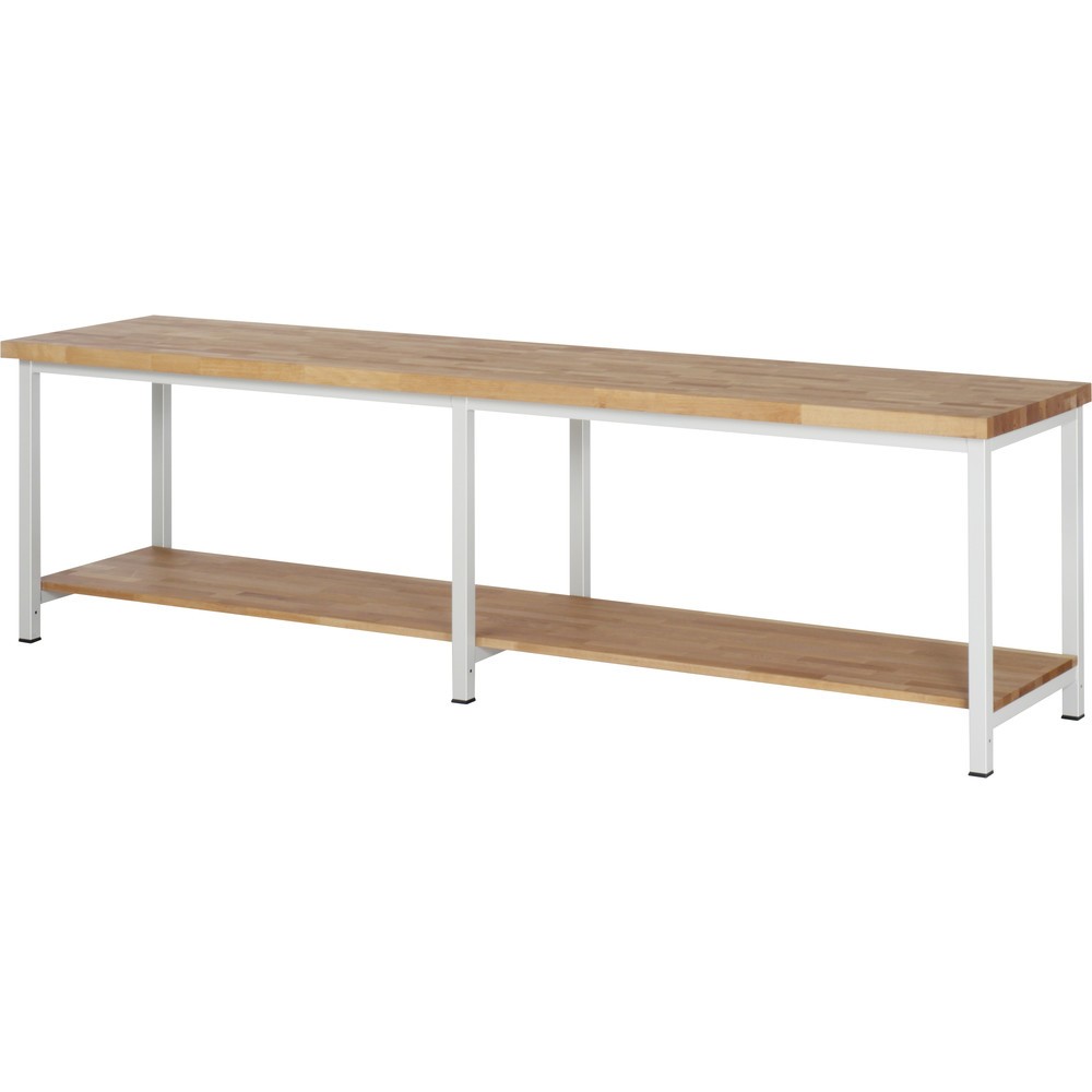 Immagine del prodotto: RAU Banco da lavoro Serie 8000, HxLxP 840-1.040 x 3.000 x 700 mm, piano di appoggio inferiore