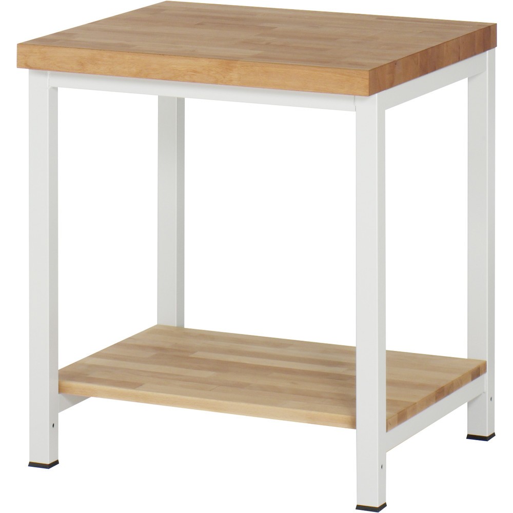 Immagine del prodotto: Banco da lavoro RAU serie 8000, 1 piano di appoggio in faggio massiccio, profondità 557 mm, AxLxP 840 x 750 x 700 mm