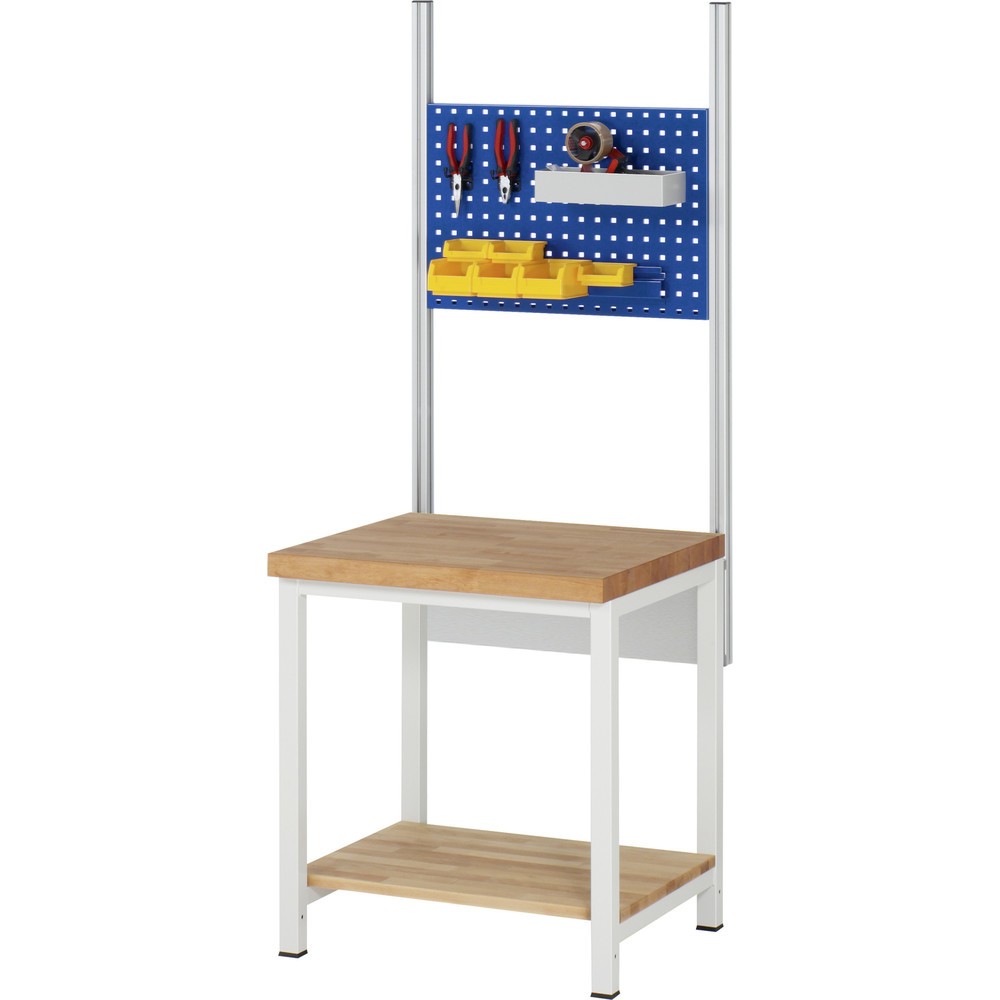 Immagine del prodotto n. 3: Banco da lavoro RAU serie 8000, 1 piano di appoggio in faggio massiccio, profondità 557 mm, AxLxP 840 x 750 x 700 mm