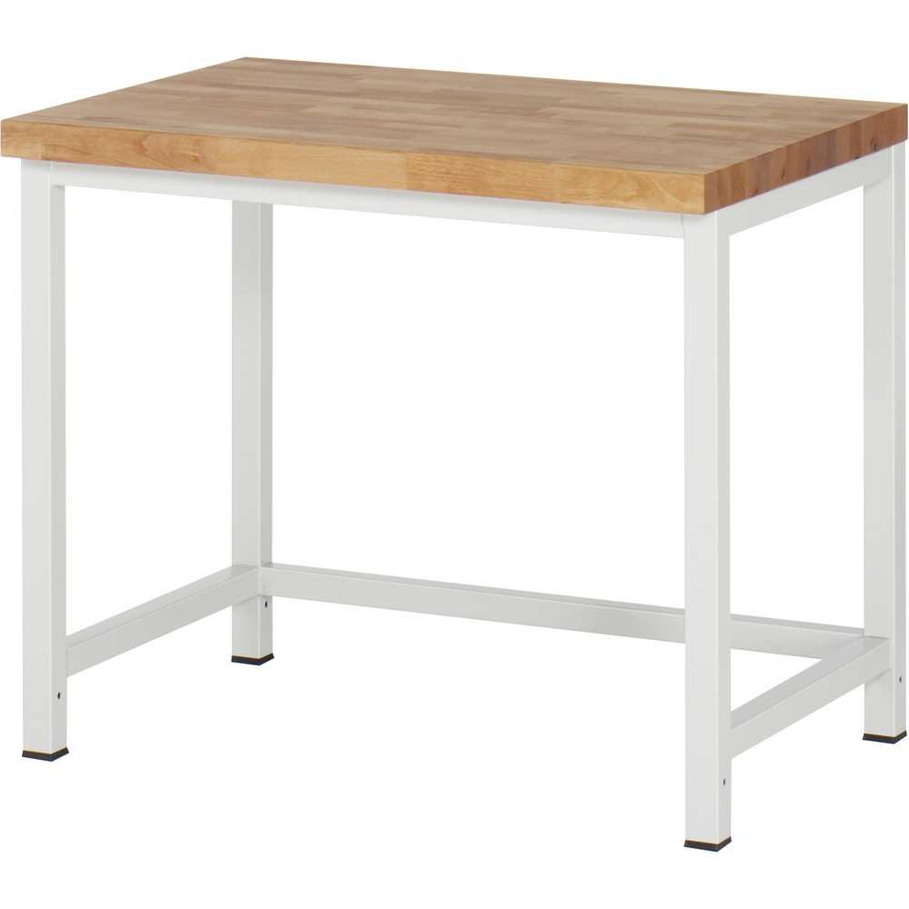 Immagine del prodotto: Banco da lavoro RAU serie 8000, piano di lavoro in faggio massiccio, spessore 40 mm, AxLxP 840 x 1.000 x 700 mm