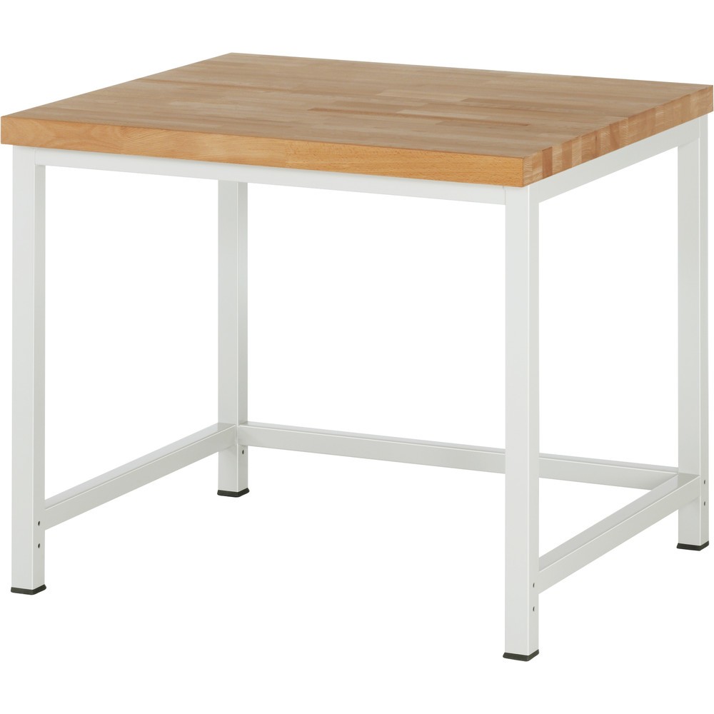 Immagine del prodotto: Banco da lavoro RAU serie 8000, piano di lavoro in faggio massiccio, spessore 40 mm, AxLxP 840 x 1.000 x 900 mm