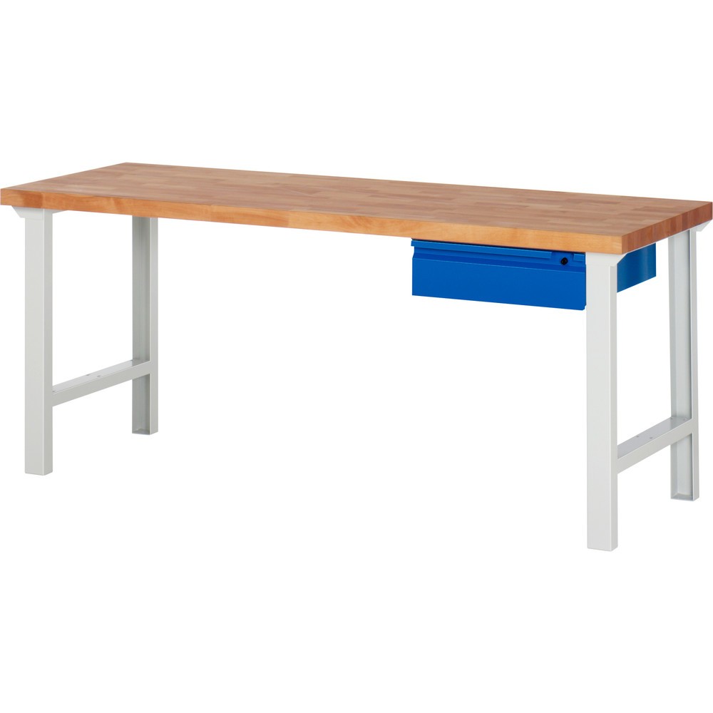 Immagine del prodotto: Banco da lavoro Steinbock®, con cassetti, AxLxP 840 x 2.000 x 700 mm, RAL 7035/5010