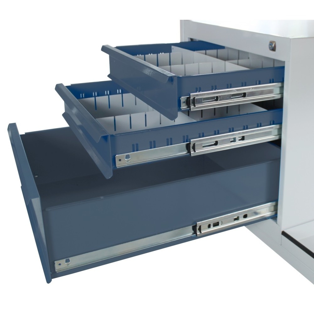 Immagine del prodotto n. 4: Banco da lavoro Steinbock® Cube, 3 cassetti, portata 300 kg, AxLxP 825 x 1.200 x 600 mm, RAL 7035/7016