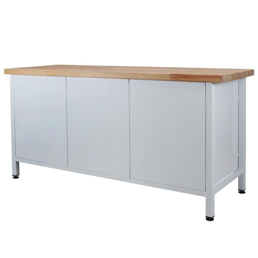Immagine del prodotto n. 2: Banco da lavoro Steinbock® Extra, 6 cassetti, 1 anta, portata 500 kg, AxLxP 840 x 1.700 x 600 mm, RAL 7035/7016