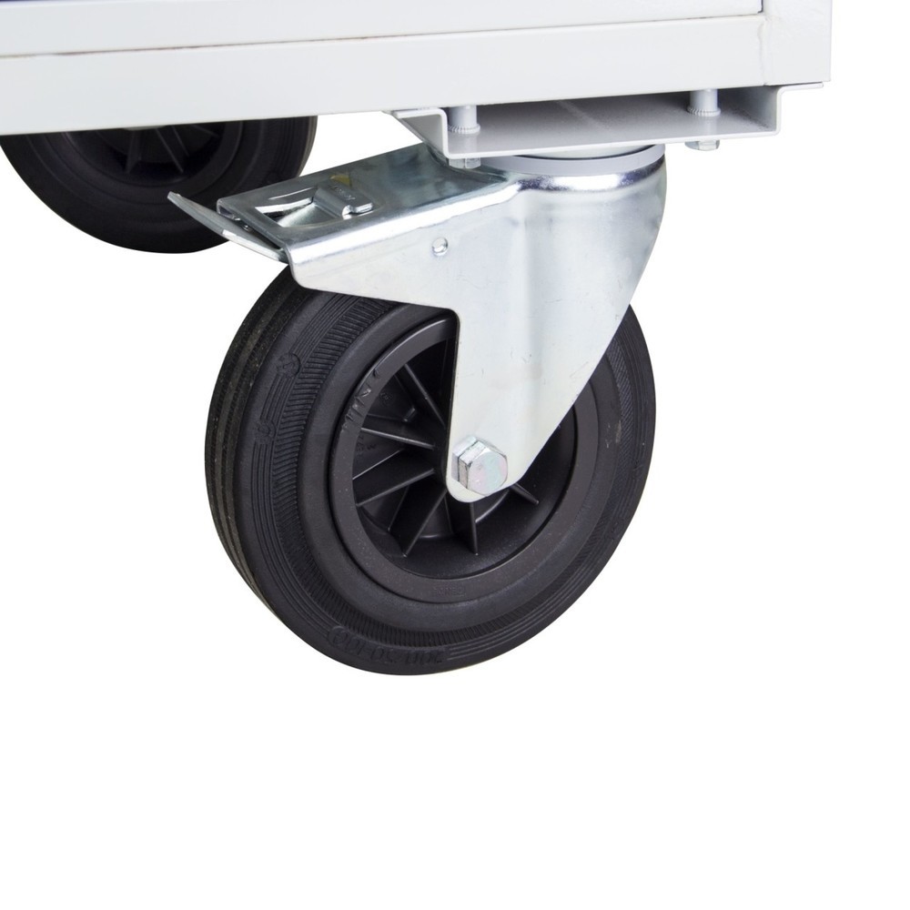 Immagine del prodotto n. 2: Banco di lavoro Steinbock® Motion, mobile, 1 anta, portata 500 kg, AxLxP 827 x 1.300 x 600 mm, RAL 7035/7016