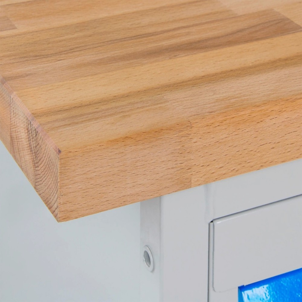 Immagine del prodotto n. 5: Banco di lavoro Steinbock® Motion, mobile, 2 ante, portata 500 kg, AxLxP 827 x 1.300 x 600 mm, RAL 7035/5012