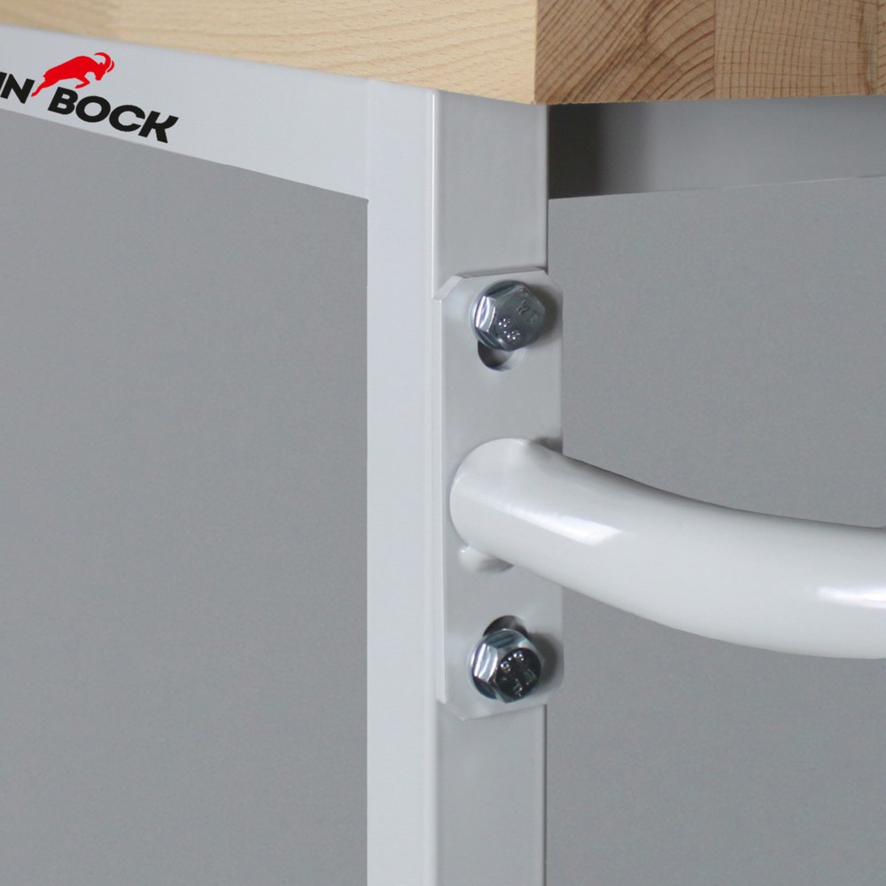 Immagine del prodotto n. 6: Banco da lavoro Steinbock® Motion, mobile, 3 cassetti, portata 500 kg, AxLxP 827 x 1.300 x 600 mm, RAL 7035/7016